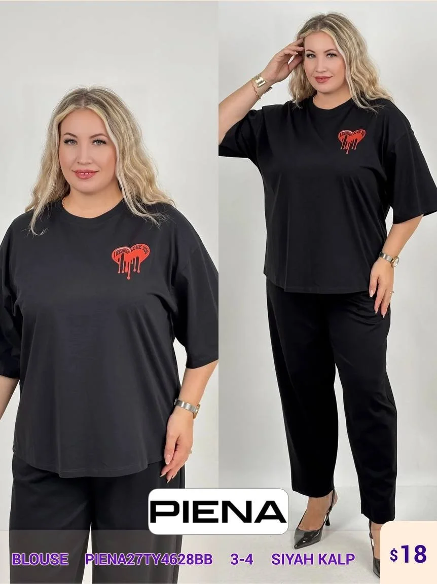 Блузка PiENA (Black, модель PIENA27TY4628BB) оптом