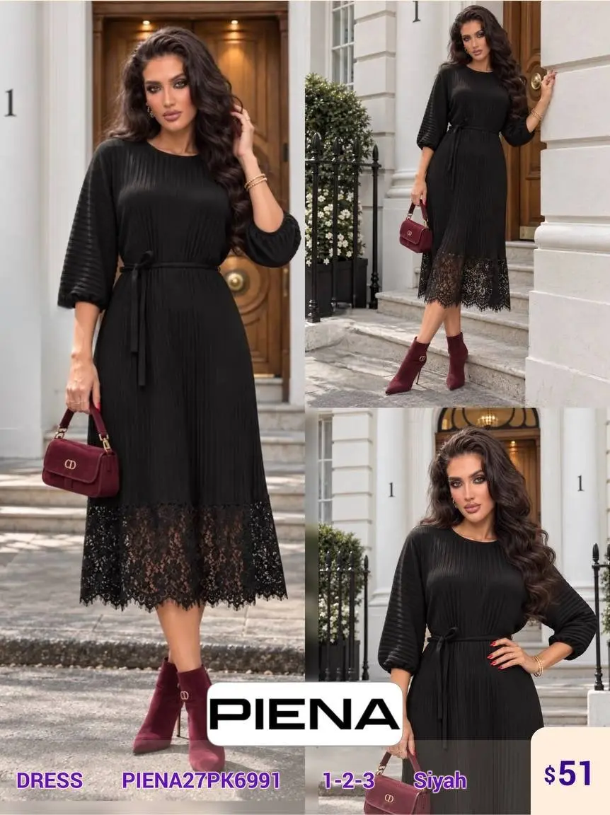 Платье PiENA (Black, модель PIENA27PK6991) оптом