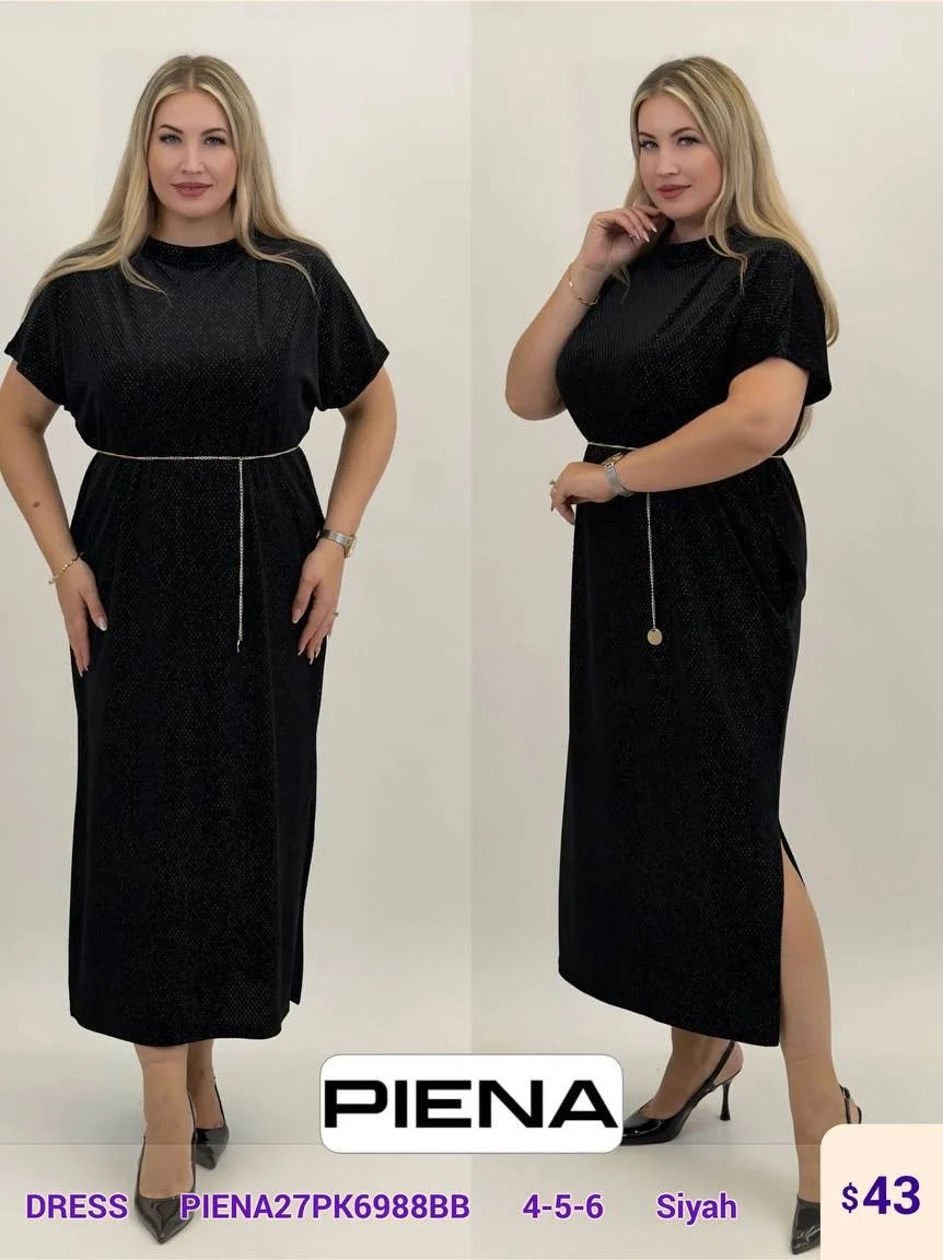 Платье PiENA (Black, модель PIENA27PK6988BB) оптом