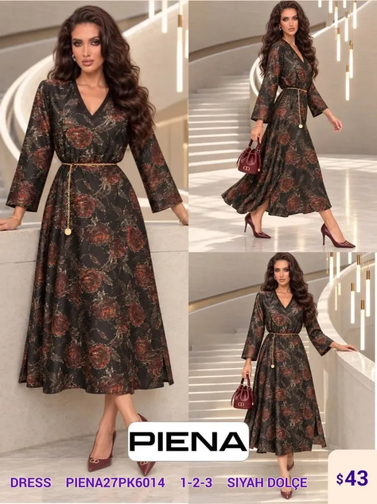 Платье PiENA (Black, модель PIENA27PK6014) оптом
