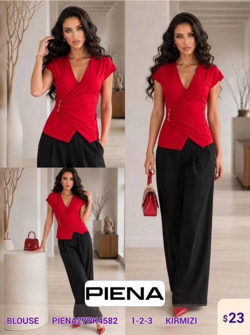 Блузка PiENA (Red, модель PIENA27PK4582) оптом