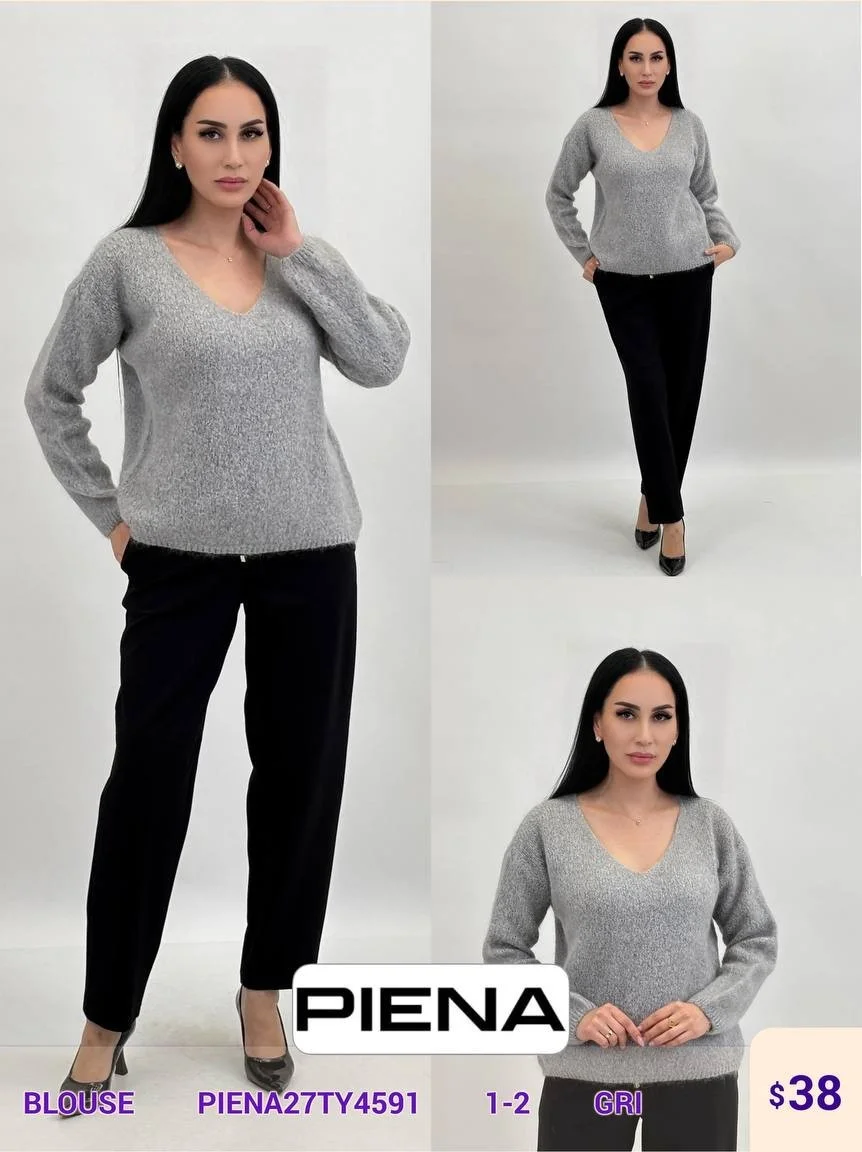 Блузка PiENA (Gray, модель PIENA27TY4591) оптом