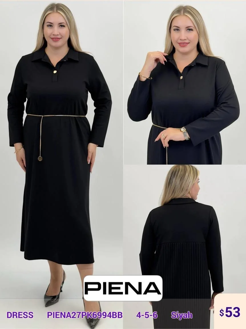 Платье PiENA (Black, модель PIENA27PK6994BB) оптом
