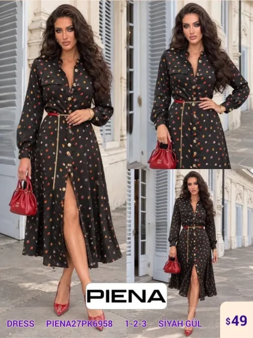 Платье PiENA (Black, модель PIENA27PK6958) оптом