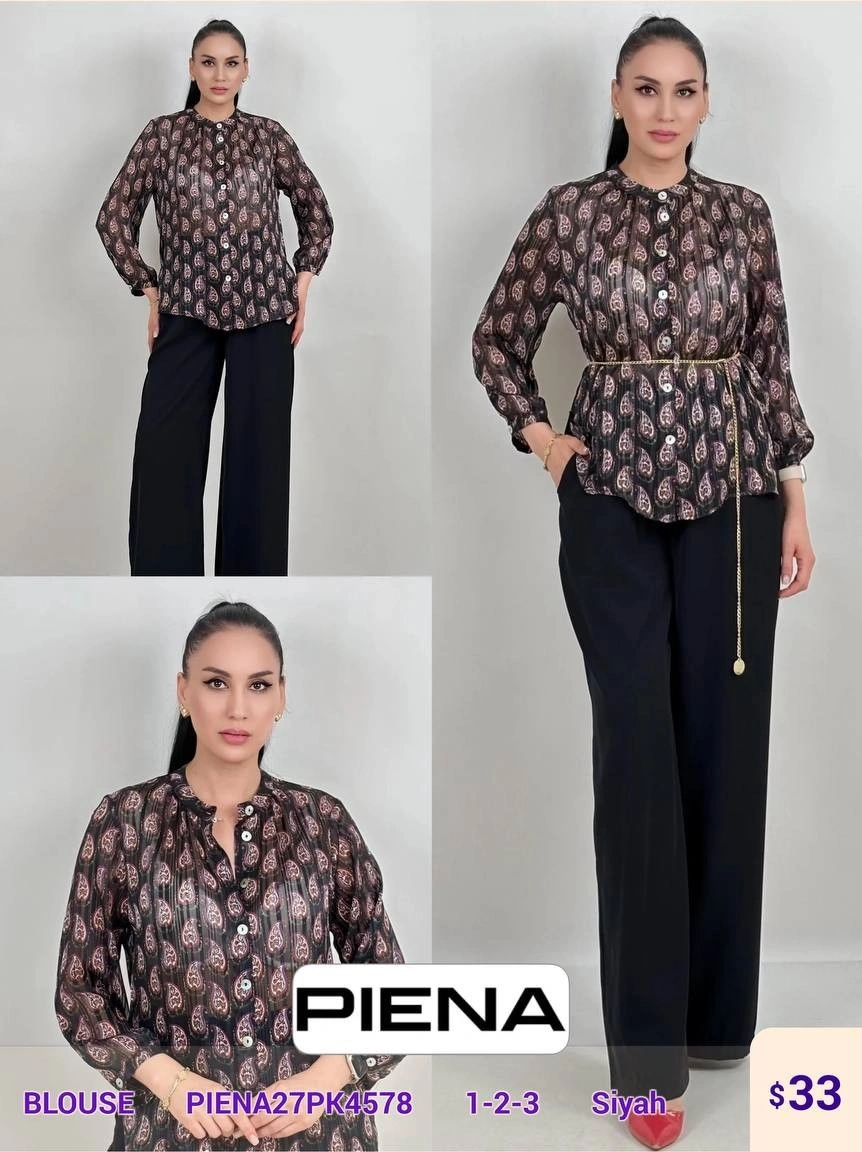 Блузка PiENA (Black, модель PIENA27PK4578) оптом