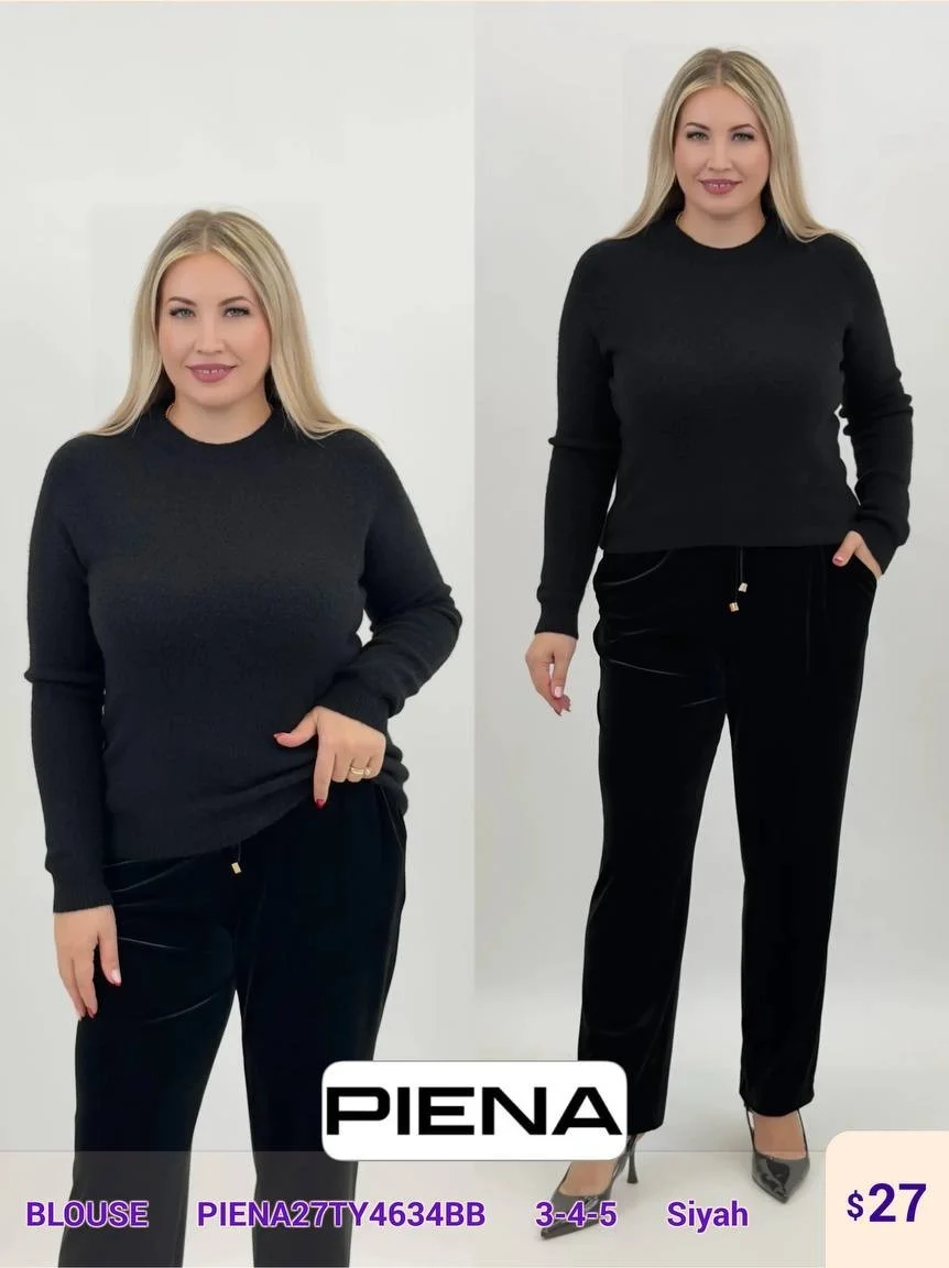 Блузка PiENA (Black, модель PIENA27TY4634BB) оптом