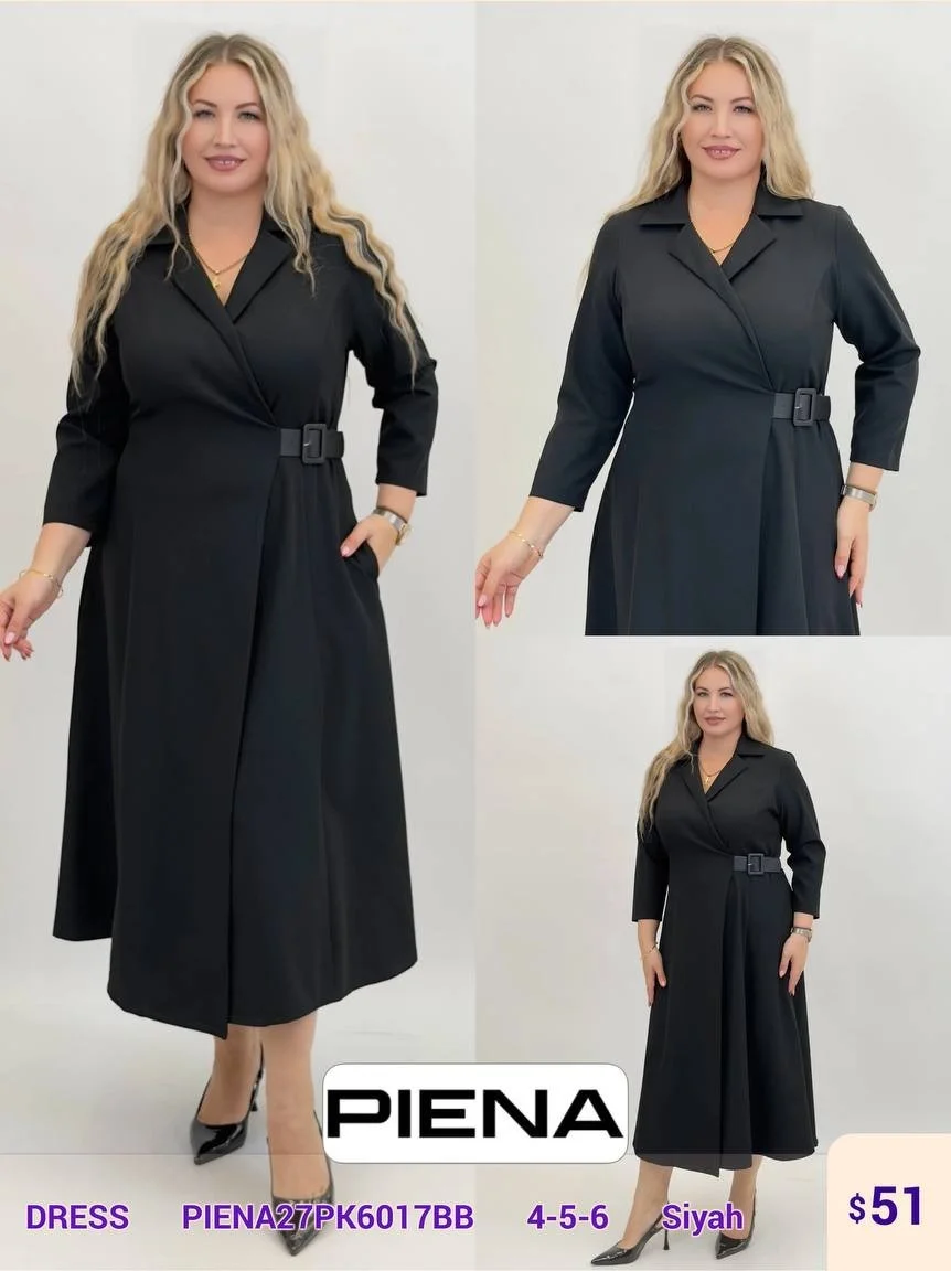Платье PiENA (Black, модель PIENA27PK6017BB) оптом