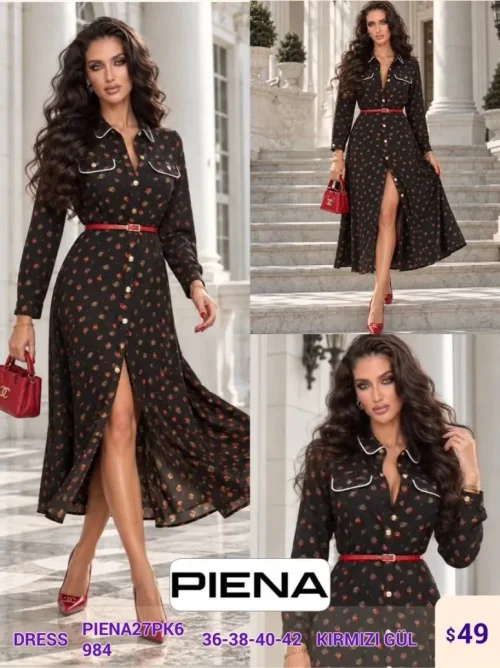 Платье PiENA (Red, модель PIENAZ7PK6) оптом