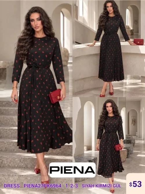 Платье PiENA (Black, модель PIENA27PK6964) оптом