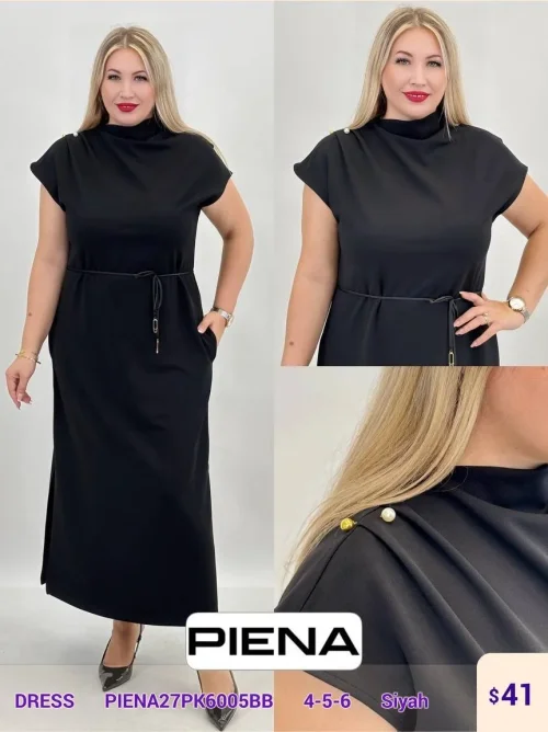Платье PiENA (Black, модель PIENA27PK6005BB) оптом