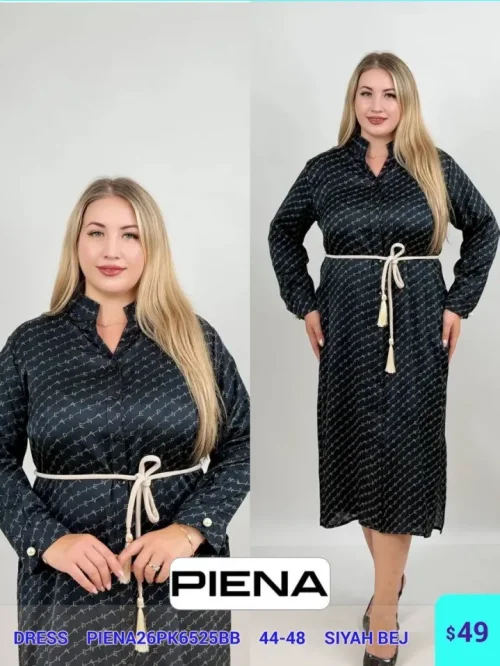 Платье PiENA (Black, модель PIENA26PK65253B) оптом