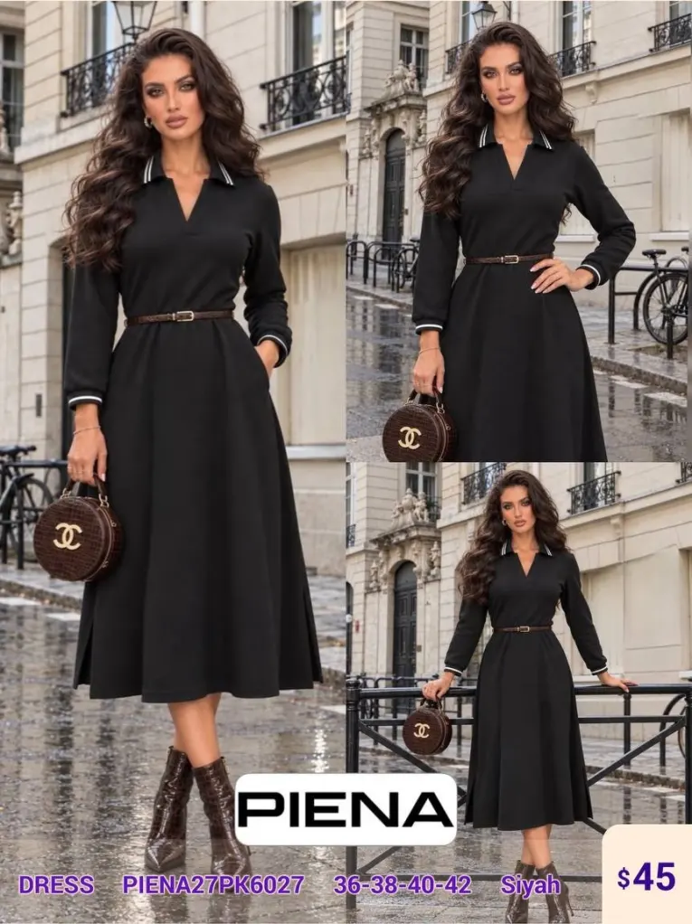 Платье PiENA (Black, модель PIENA27PK6027) оптом