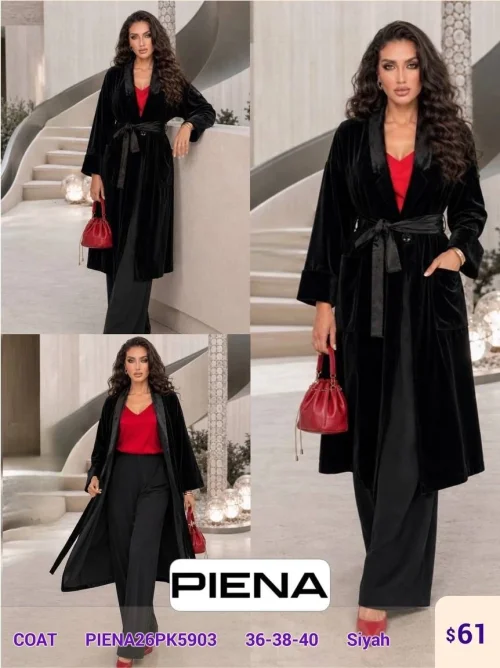 Пальто PiENA (Black, модель PIENA26PK5903) оптом