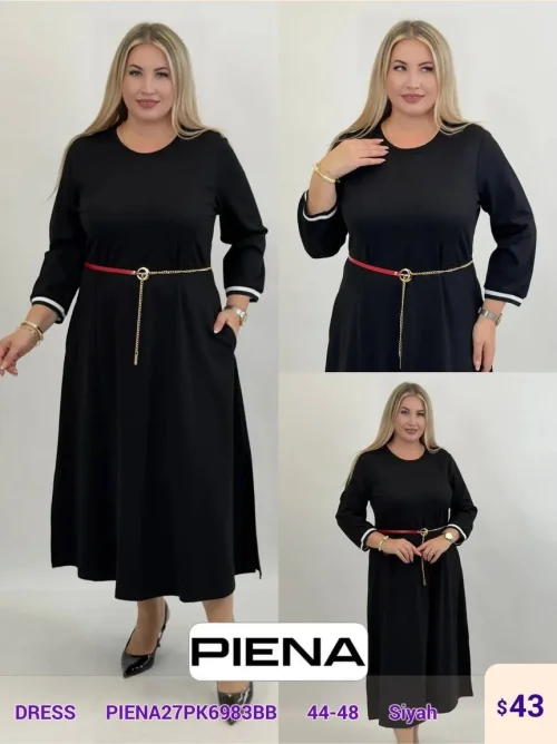 Платье PiENA (Black, модель PIENA27PK6983BB) оптом