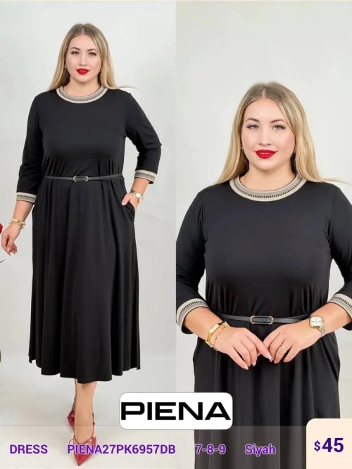 Платье PiENA (Black, модель PIENA27PK6957DB) оптом