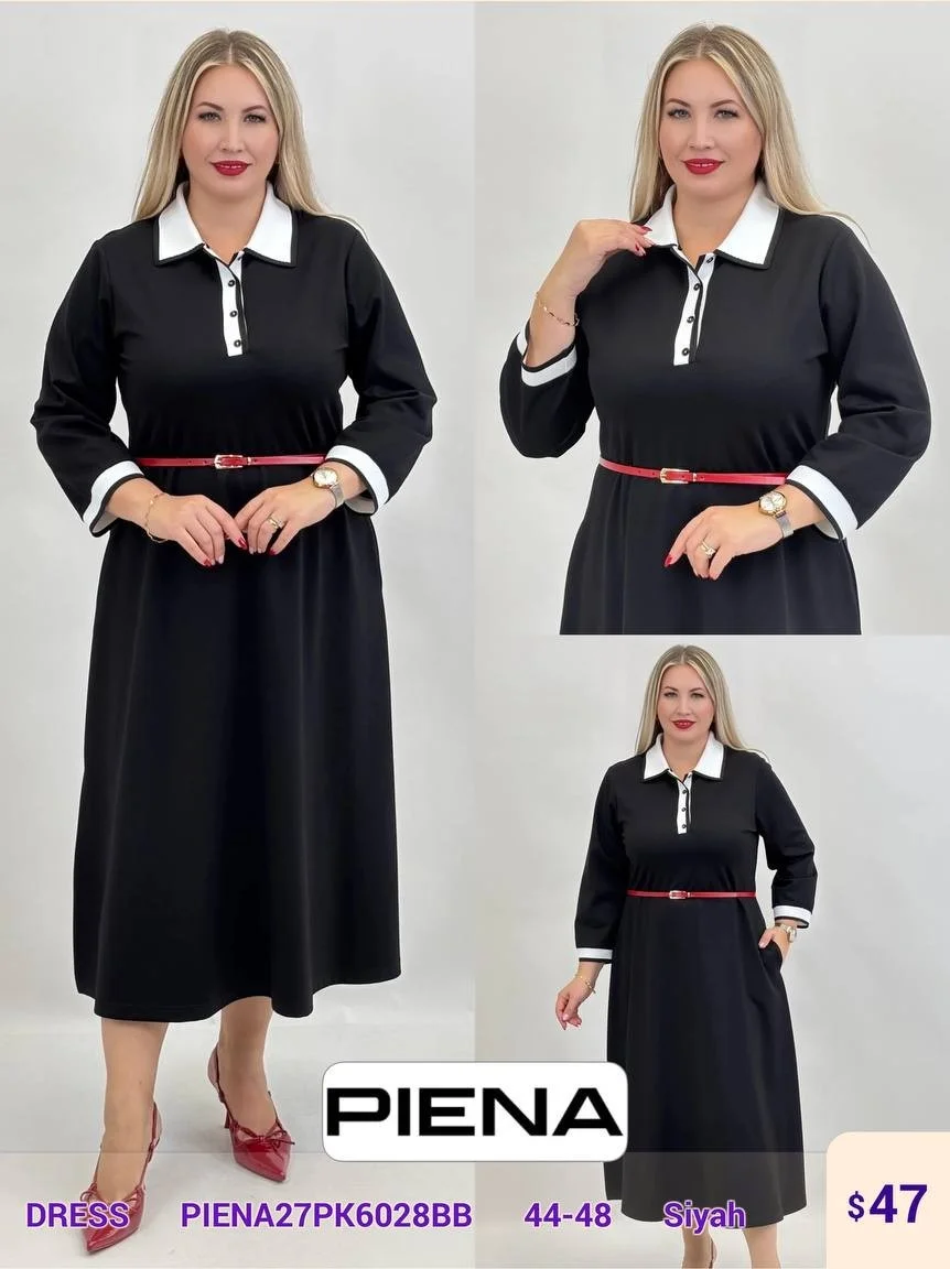 Платье PiENA (Black, модель PIENA27PK6028BB) оптом