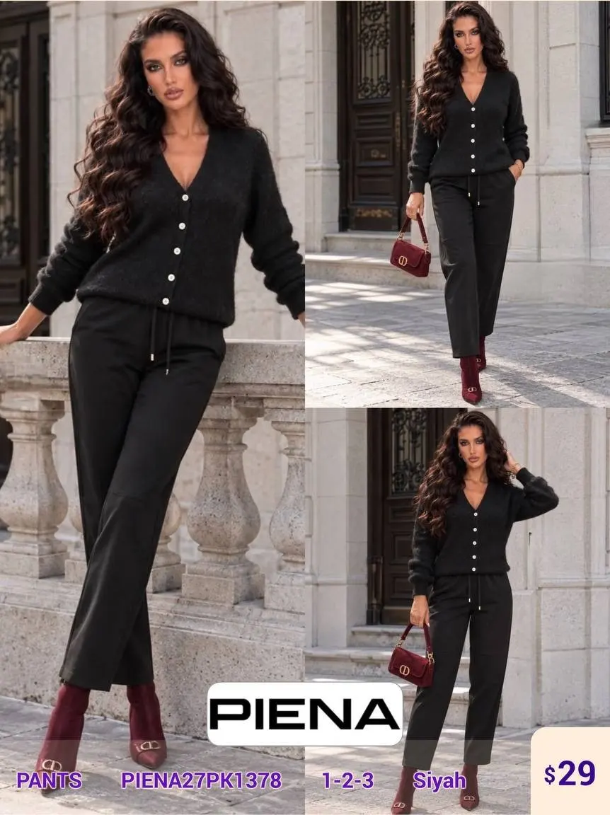 Брюки PiENA (Black, модель PIENA27PK1378) оптом