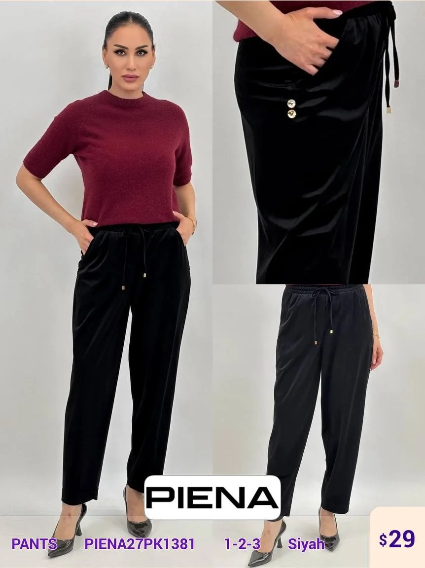 Брюки PiENA (Black, модель PIENA27PK1381) оптом
