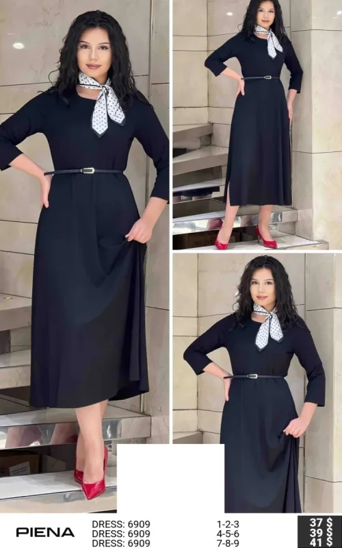 Платье PiENA (Black, модель 6909) оптом