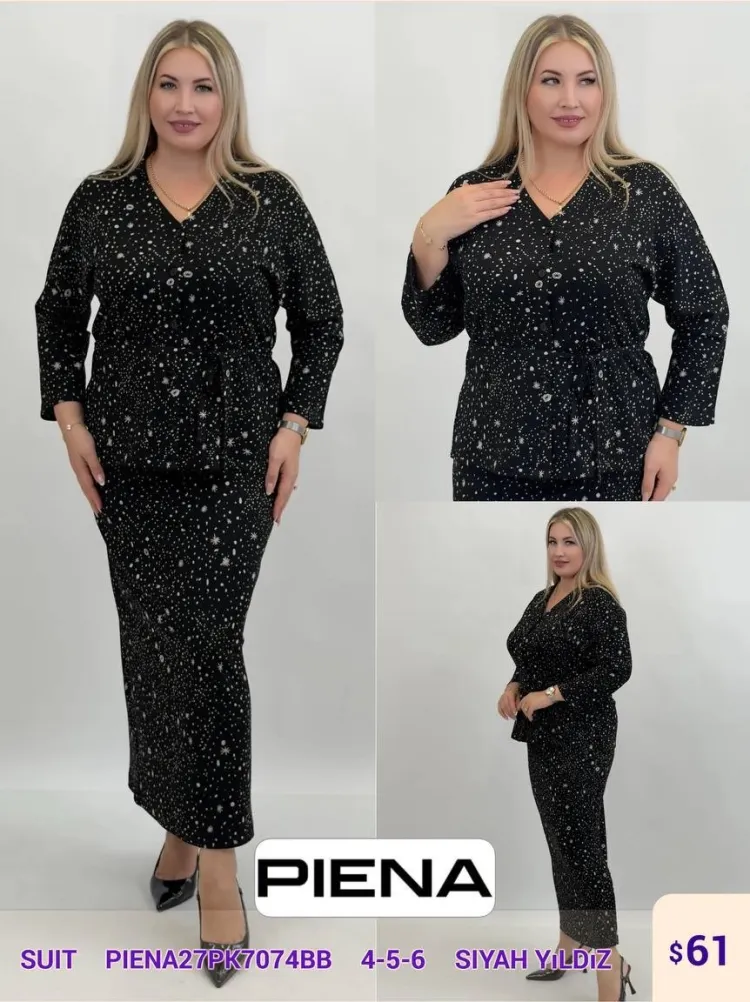 Костюмы и комплекты PiENA (Black, модель PIENA27PK7074BB) оптом