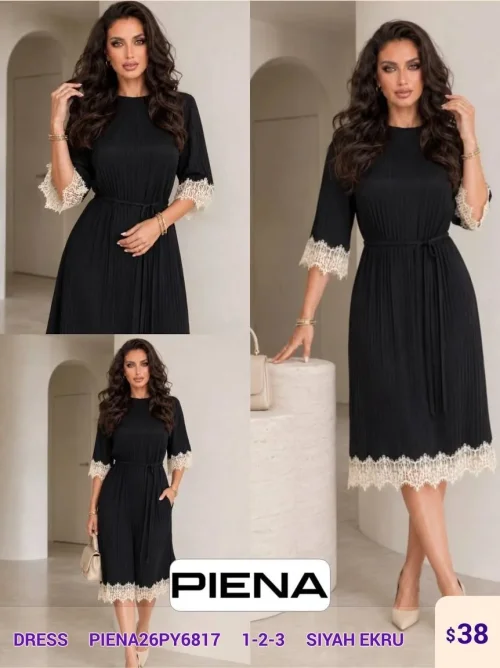Платье PiENA (Black, модель PIENA26PY6817) оптом