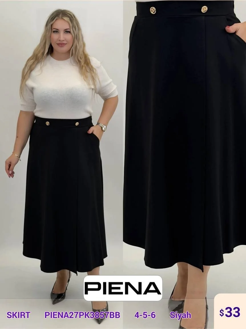 Юбка PiENA (Black, модель PIENA27PK3857BB) оптом
