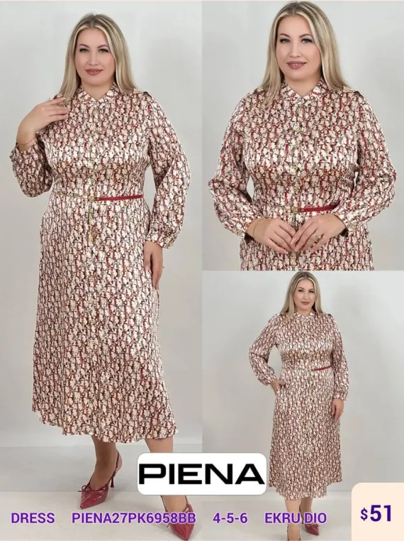 Платье PiENA (Not specified, модель PIENA27PK6958BB) оптом