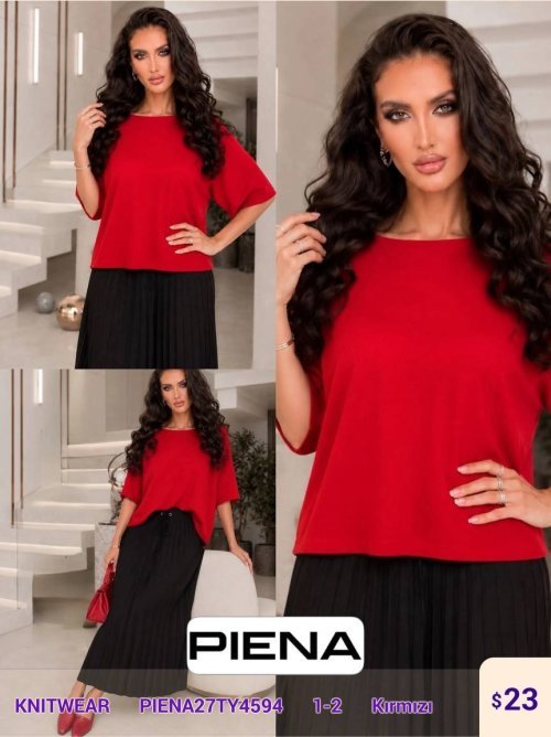 Трикотаж PiENA (Красный, модель PIENA27TY4594) оптом