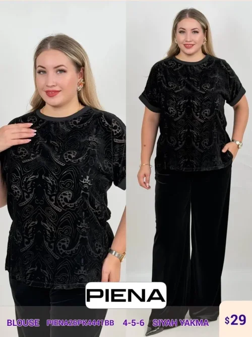 Блузка PiENA (Black, модель PIENA26PK4441BB) оптом