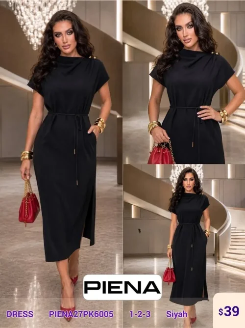 Платье PiENA (Black, модель PIENA27PK6005) оптом