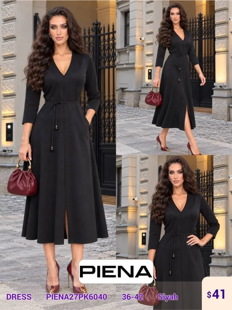 Платье PiENA (Black, модель PIENA27PK6040) оптом
