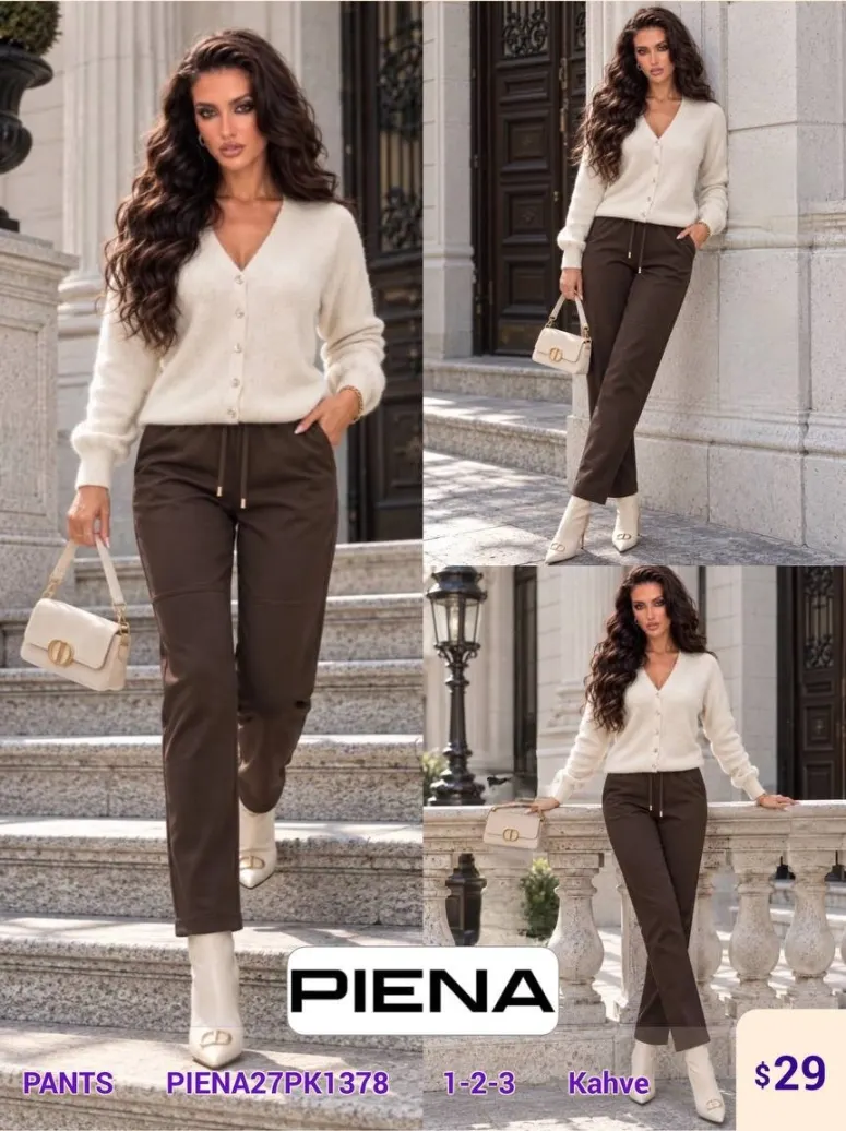 Брюки PiENA (Brown, модель PIENA27PK1378) оптом