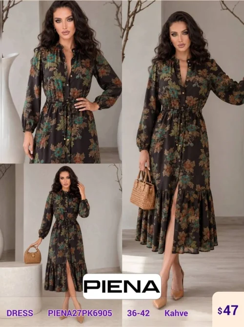 Платье PiENA (Brown, модель PIENA27PK6905) оптом