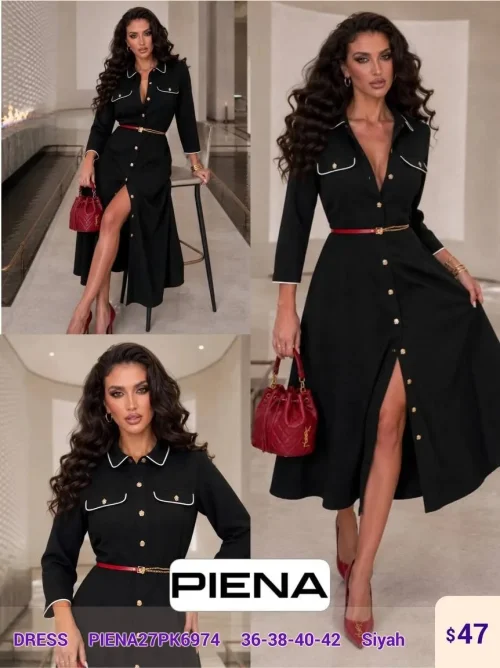 Платье PiENA (Black, модель PIENA27PK6974) оптом