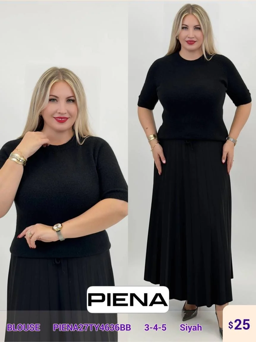 Блузка PiENA (Black, модель PIENA27TY4636BB) оптом
