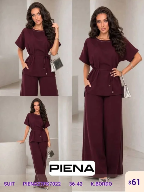 Костюмы и комплекты PiENA (Burgundy, модель PIENA27PK7022) оптом
