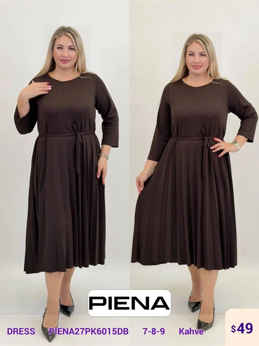 Платье PiENA (Brown, модель PIENA27PK6015DB) оптом