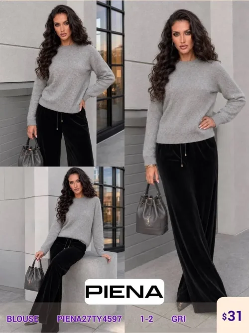 Блузка PiENA (Gray, модель PIENA27TY4597) оптом