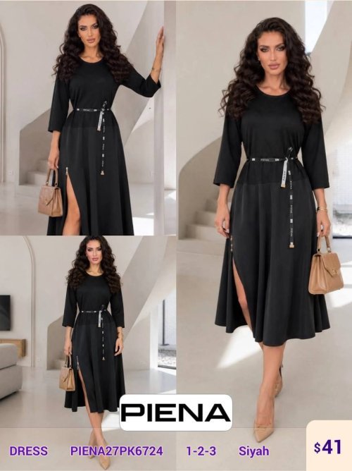 Платье PiENA (Black, модель PIENA27PK6724) оптом