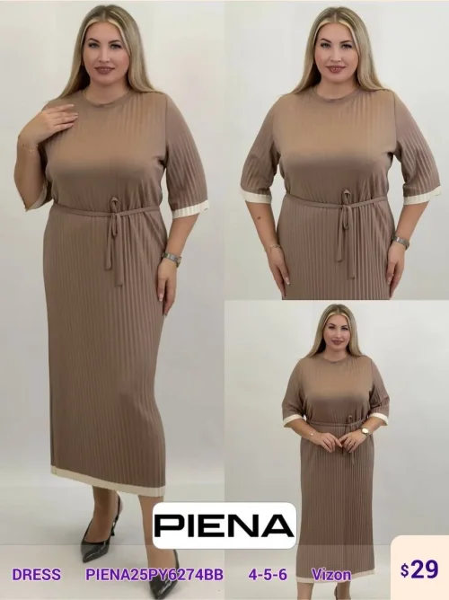 Платье PiENA (Beige, модель PIENA25PY6274BB) оптом