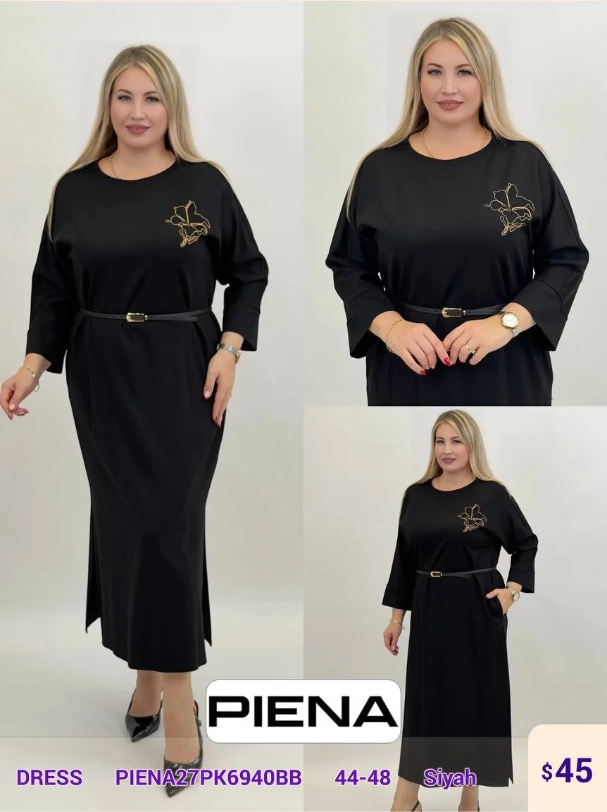 Платье PiENA (Black, модель PIENA27PK6940BB) оптом