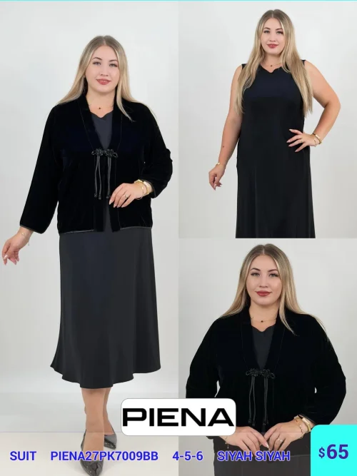Костюмы и комплекты PiENA (Черный, модель PIENA27PK7009BB) оптом