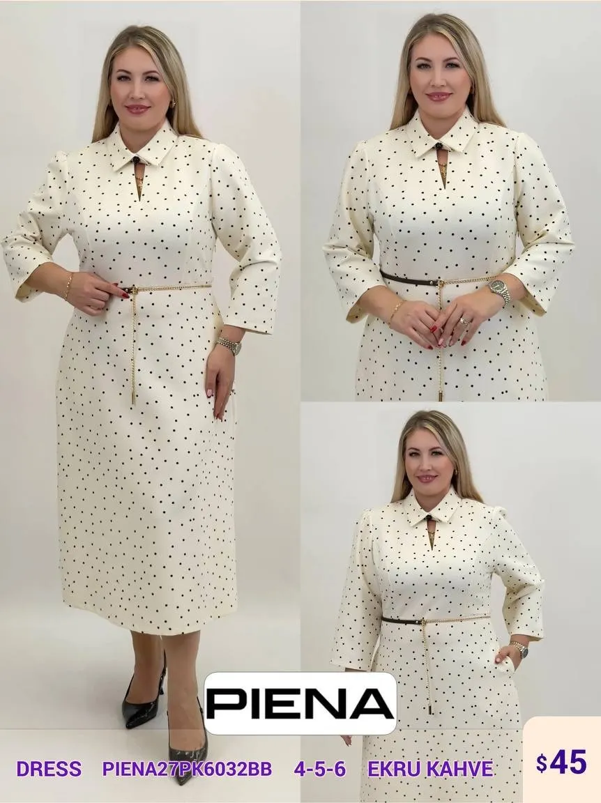 Платье PiENA (Cream, модель PIENA27PK6032BB) оптом