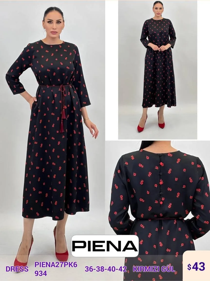 Платье PiENA (Red, модель PIENA27PKG) оптом