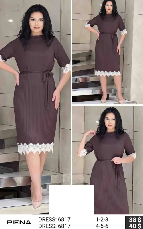 Платье PiENA (Brown, модель 6817) оптом