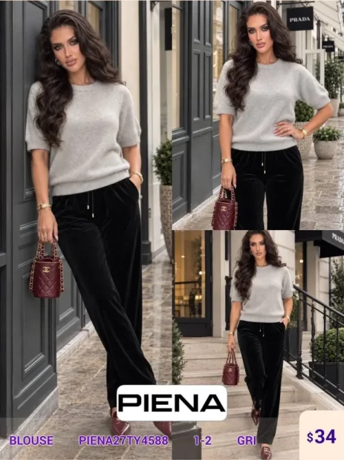 Блузка PiENA (Gray, модель PIENA27TY4588) оптом