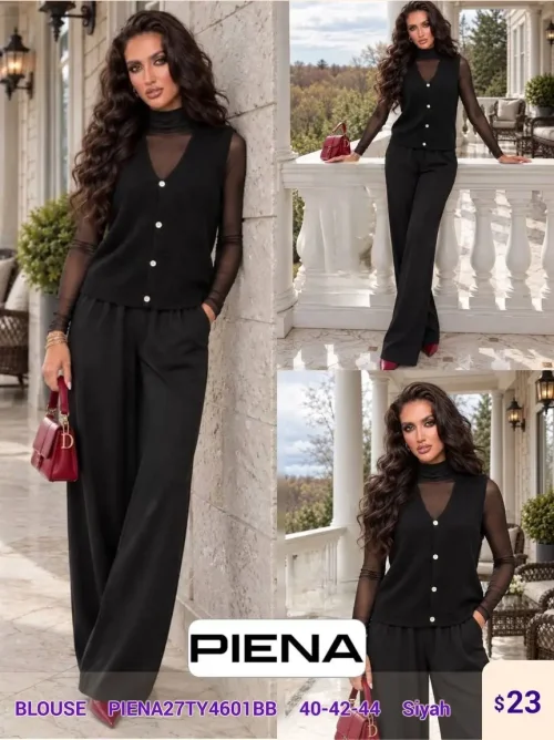 Блузка PiENA (Black, модель PIENA27TY4601BB) оптом