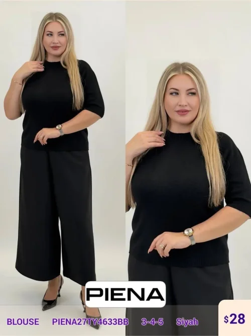 Блузка PiENA (Black, модель PIENA27TY4633BB) оптом