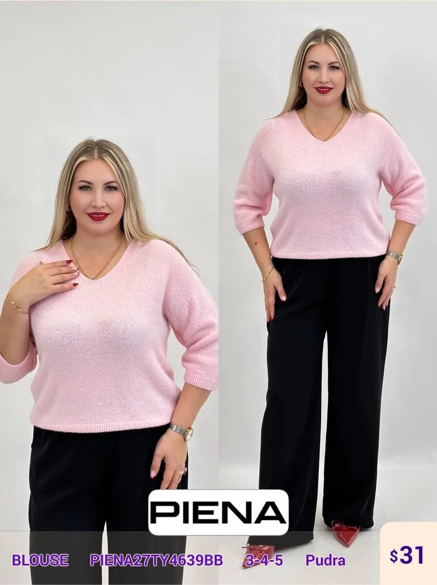 Блузка PiENA (Pink, модель PIENA27TY4639BB) оптом
