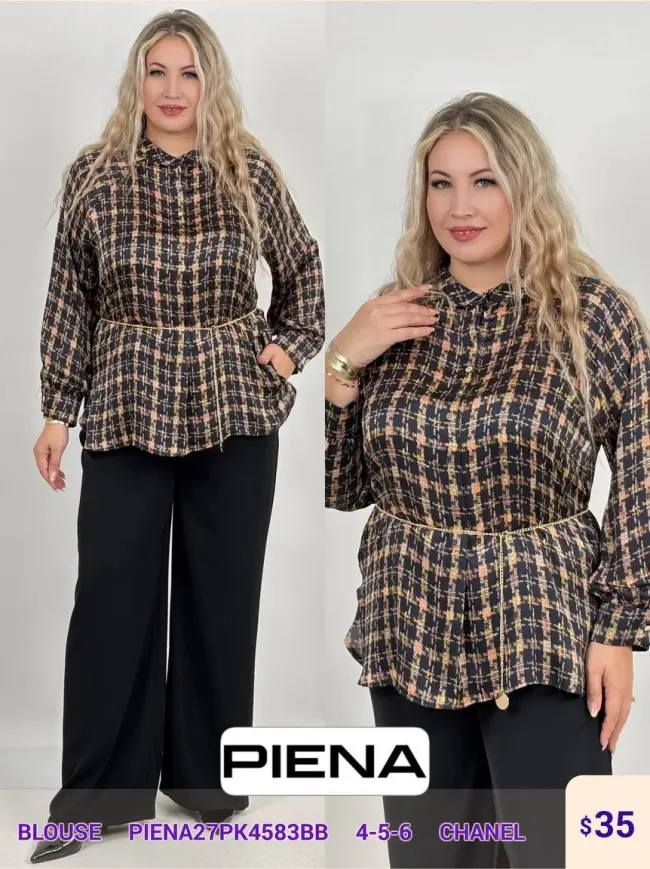Блузка PiENA (Not specified, модель PIENA27PK4583BB) оптом